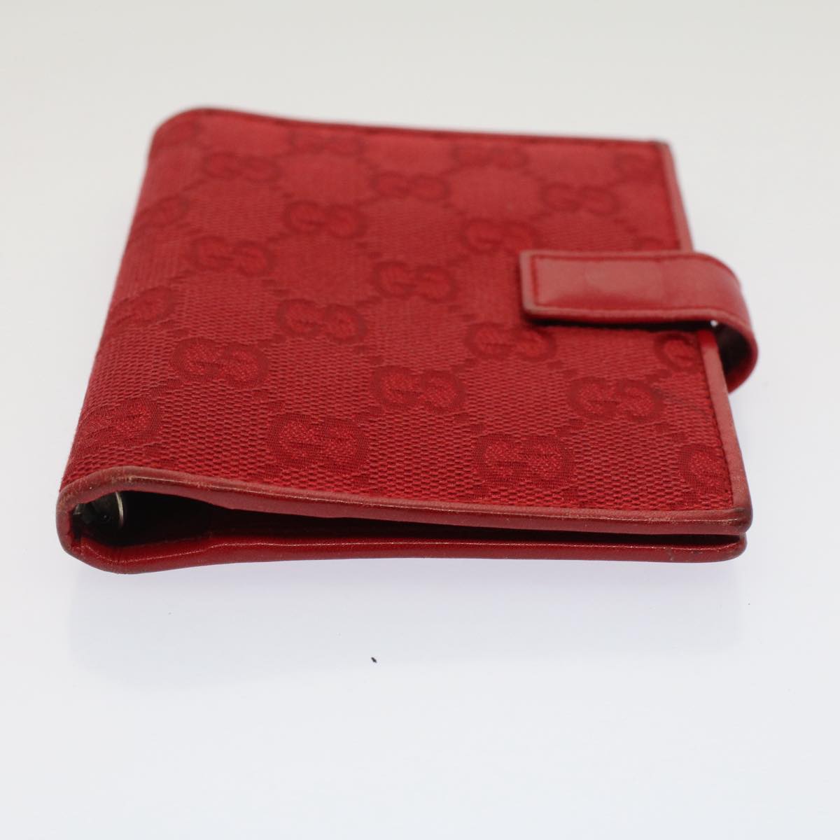 GUCCI GG Canvas Mini Day Planner Cover Red 031.2031.1014 am4916