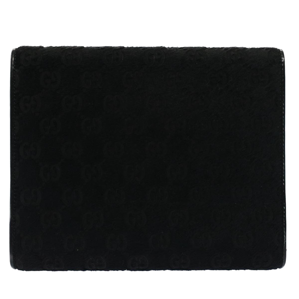 GUCCI GG Canvas Day Planner Cover Outlet Harako leather Black am4921