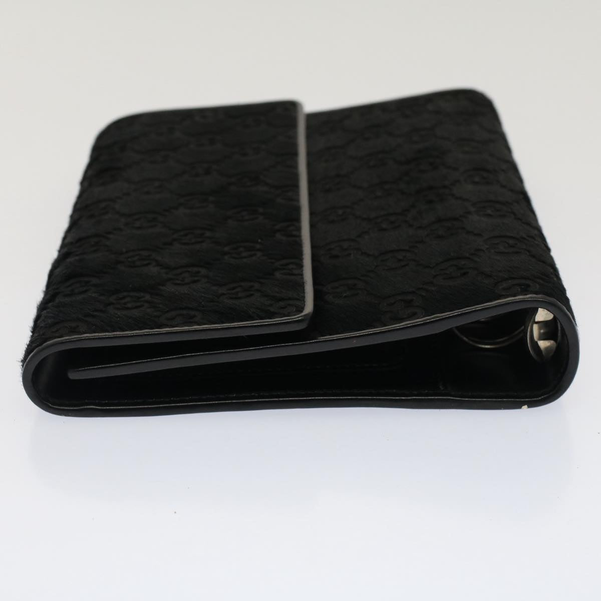 GUCCI GG Canvas Day Planner Cover Outlet Harako leather Black am4921