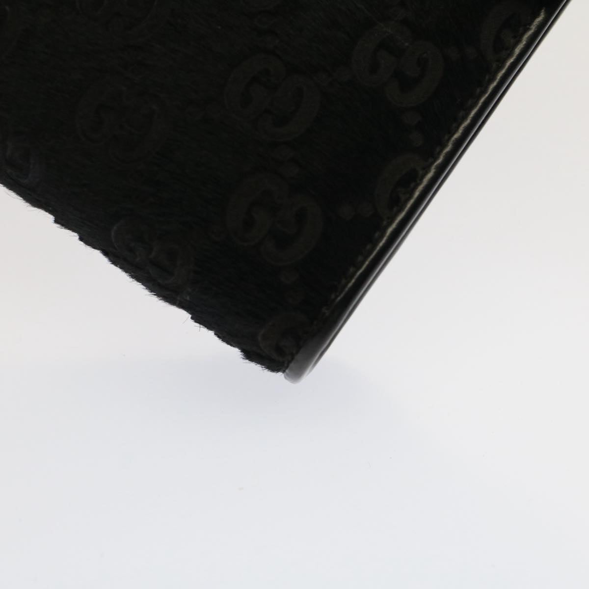GUCCI GG Canvas Day Planner Cover Outlet Harako leather Black am4921