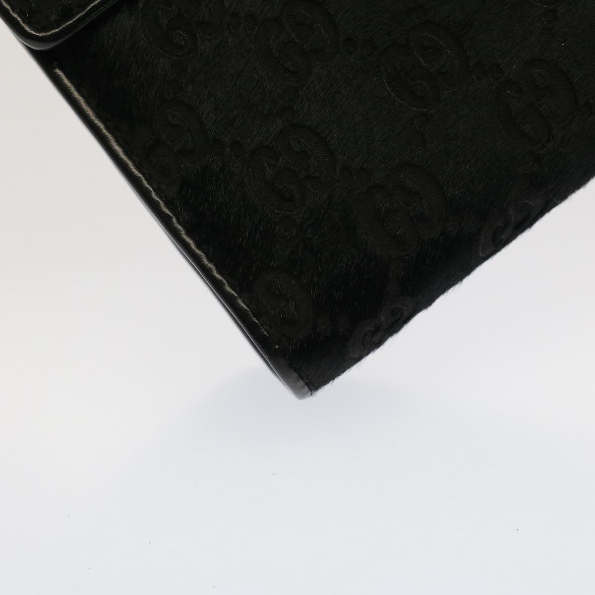 GUCCI GG Canvas Day Planner Cover Outlet Harako leather Black am4921
