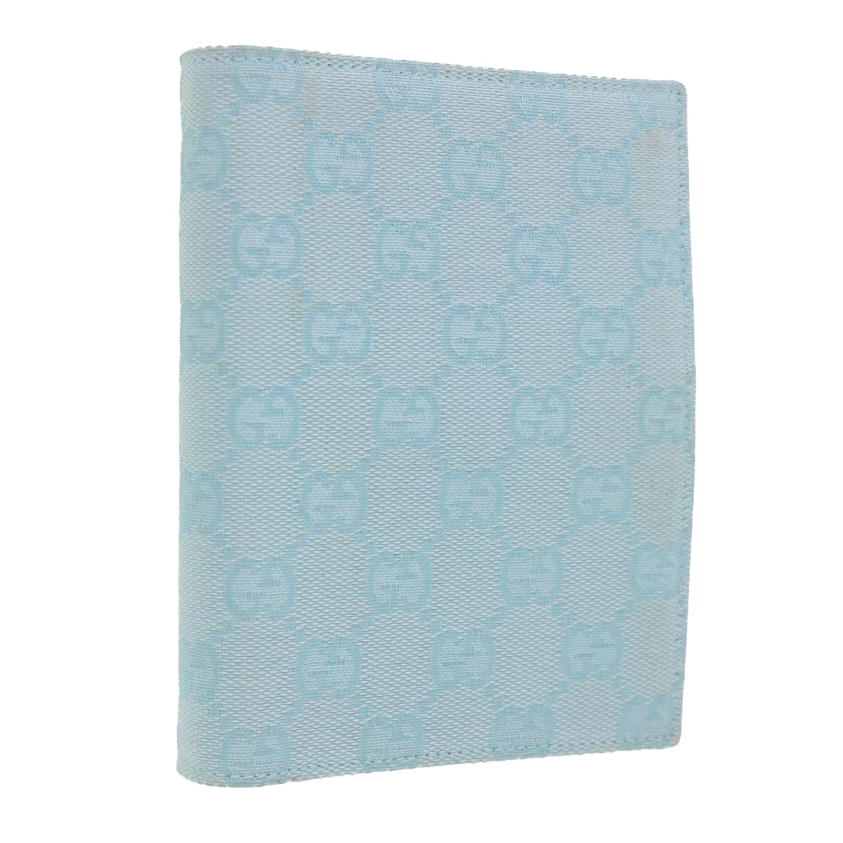GUCCI GG Canvas Day Planner Cover Blue 031 0416 0918 am4984