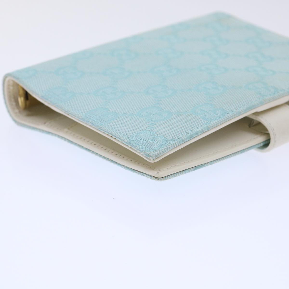 GUCCI GG Canvas Day Planner Cover Blue 031 0416 0918 am4984