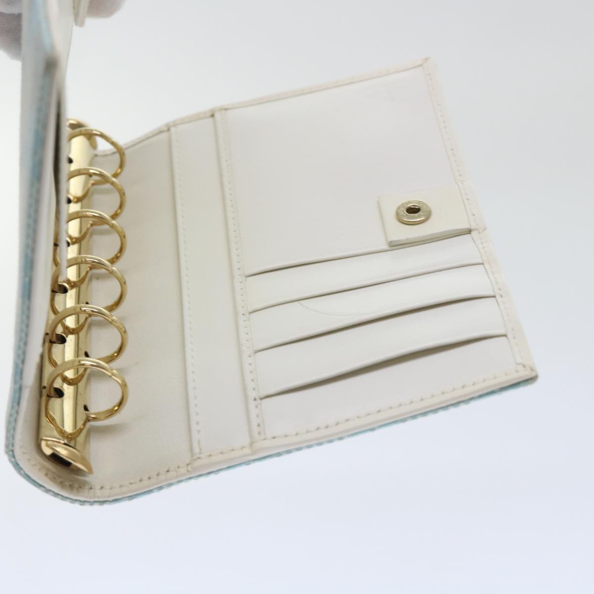 GUCCI GG Canvas Day Planner Cover Blue 031 0416 0918 am4984