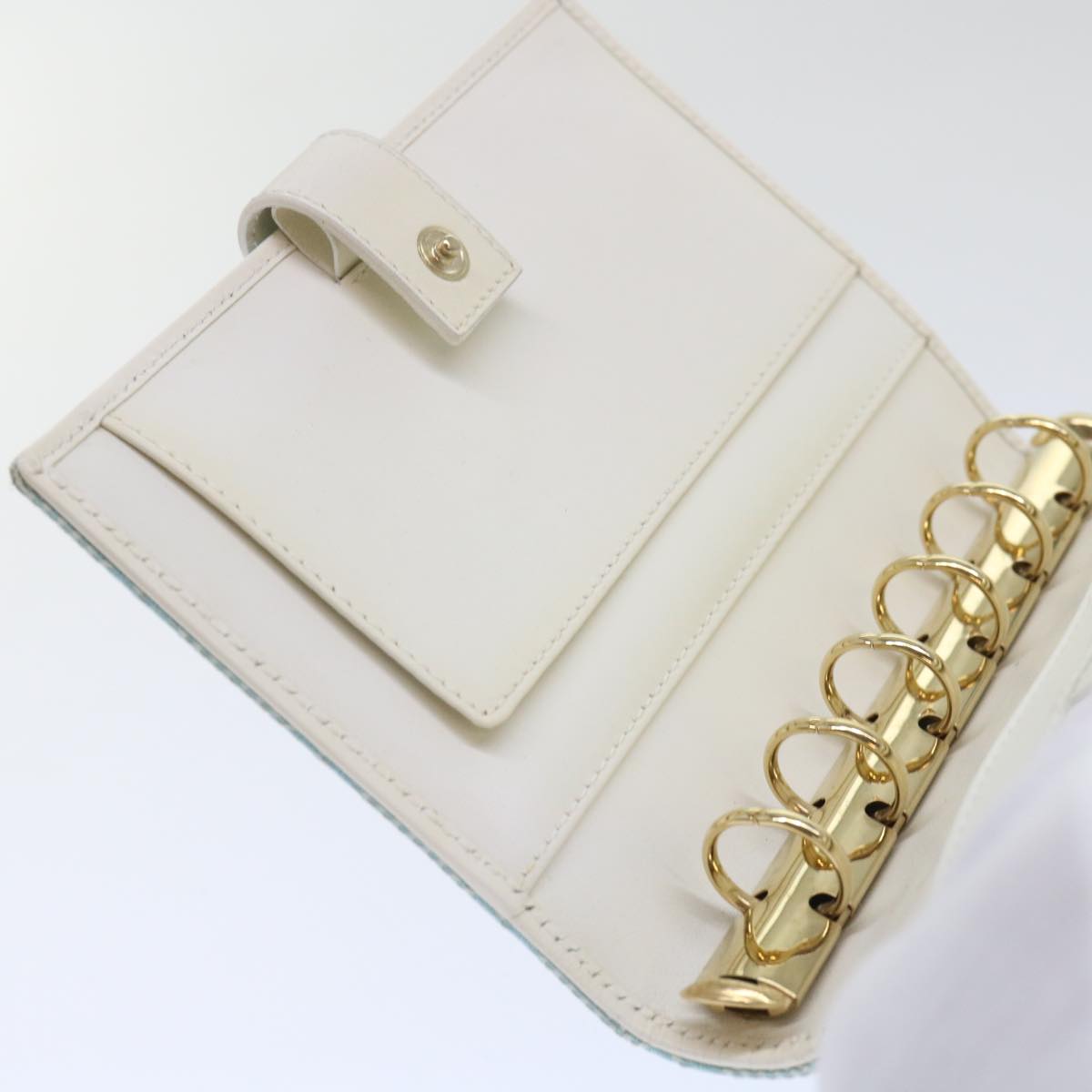 GUCCI GG Canvas Day Planner Cover Blue 031 0416 0918 am4984