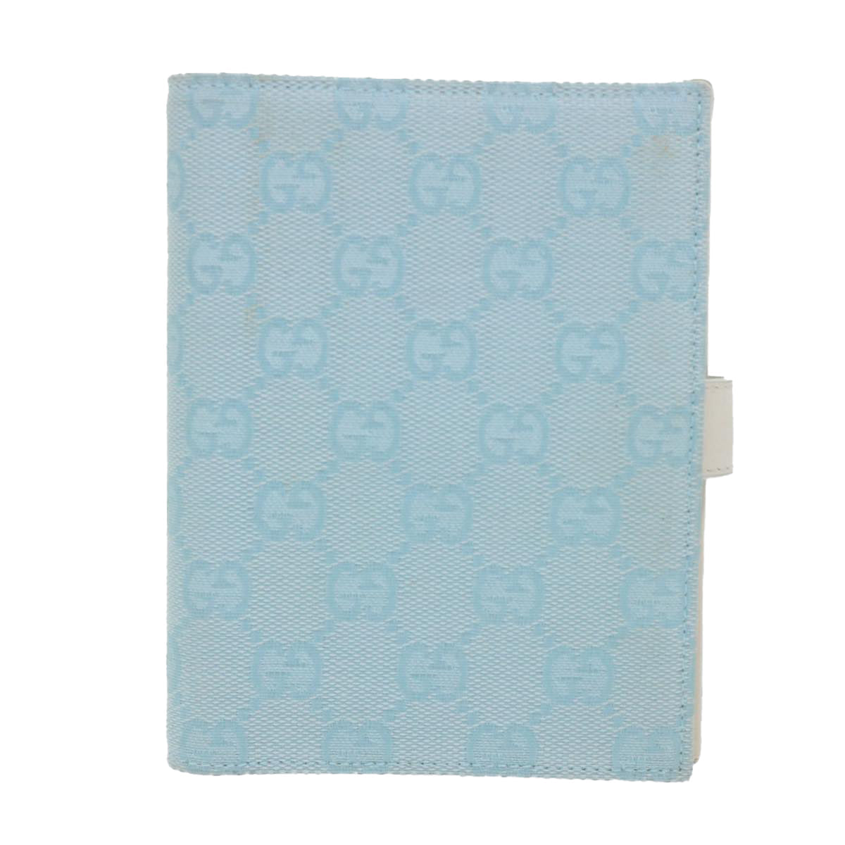 GUCCI GG Canvas Day Planner Cover Blue 031 0416 0918 am4984