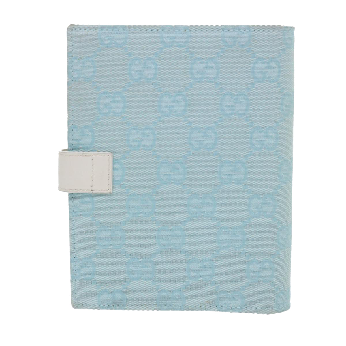 GUCCI GG Canvas Day Planner Cover Blue 031 0416 0918 am4984