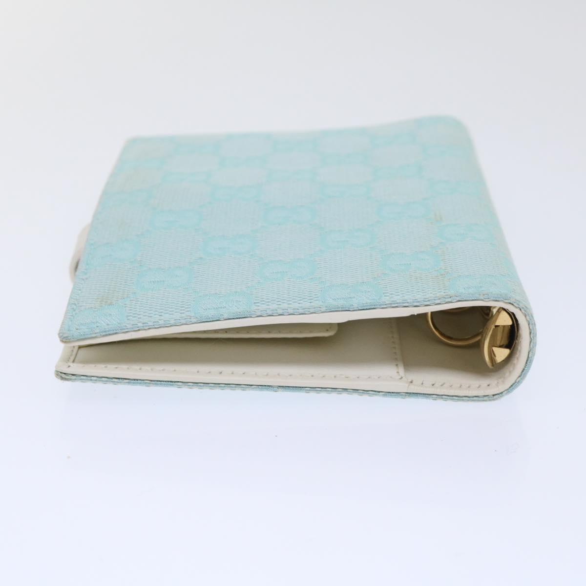 GUCCI GG Canvas Day Planner Cover Blue 031 0416 0918 am4984