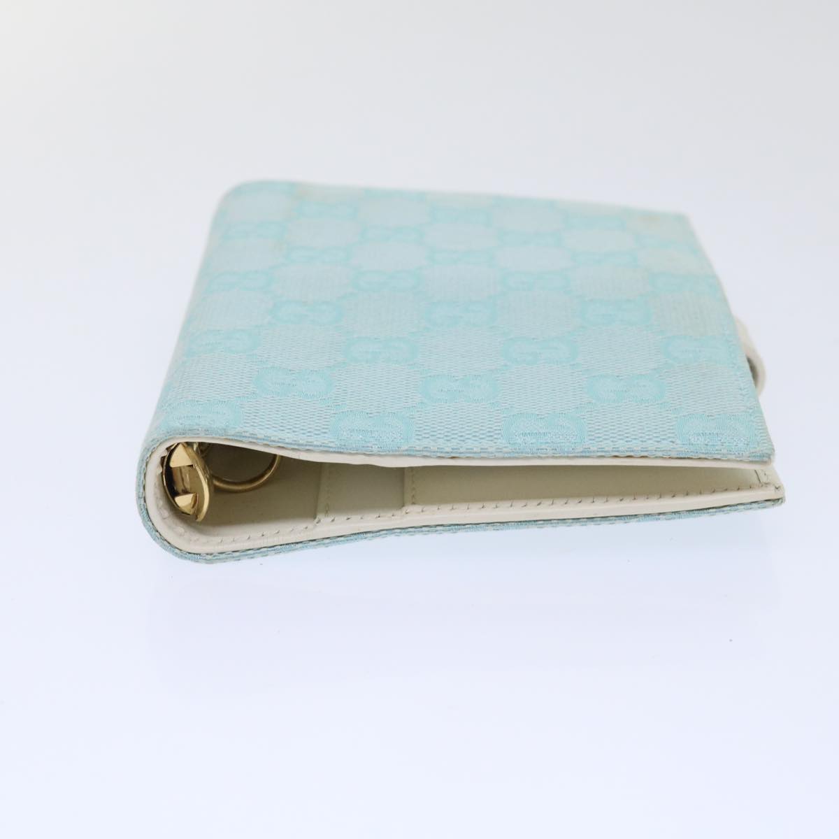 GUCCI GG Canvas Day Planner Cover Blue 031 0416 0918 am4984