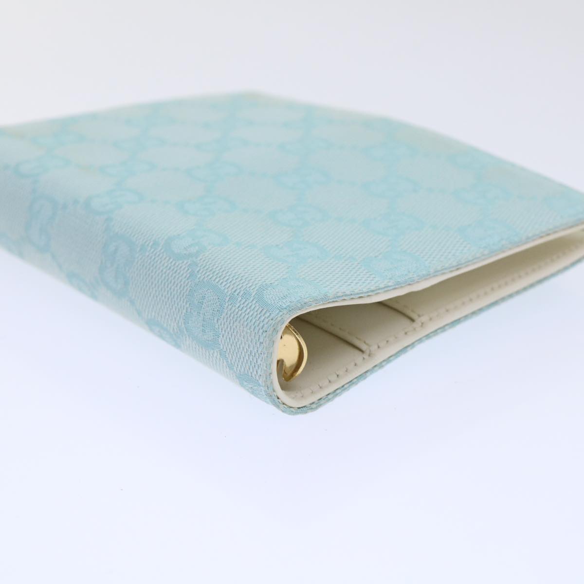 GUCCI GG Canvas Day Planner Cover Blue 031 0416 0918 am4984