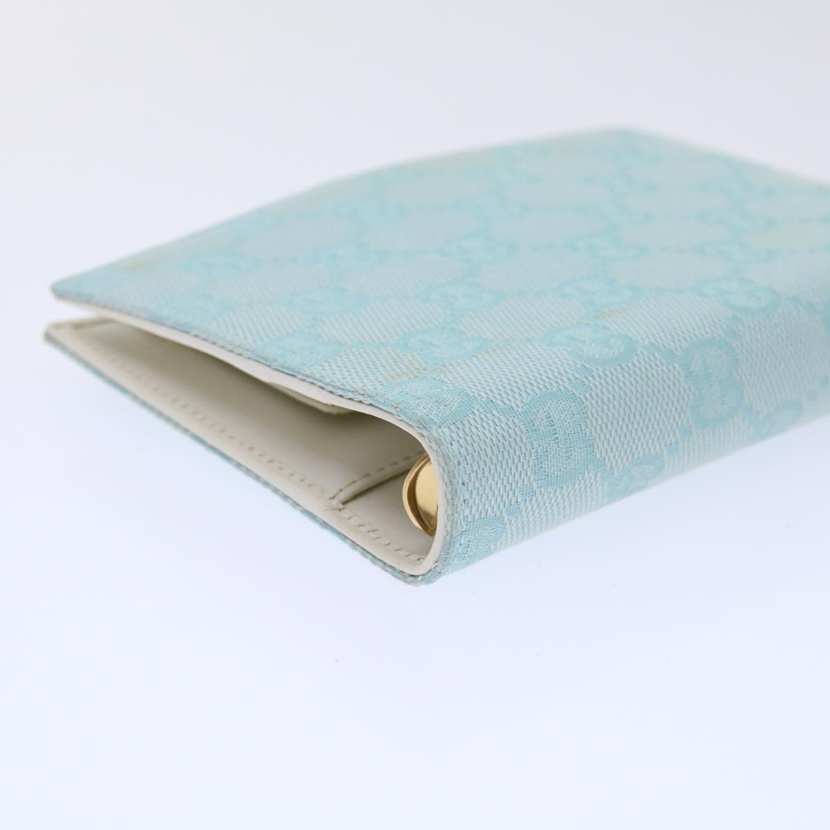 GUCCI GG Canvas Day Planner Cover Blue 031 0416 0918 am4984