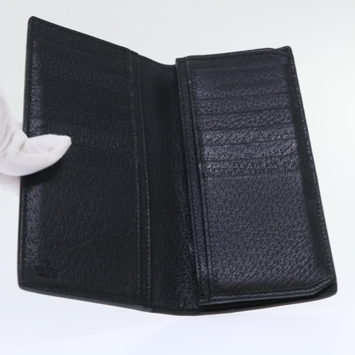 GUCCI GG Marmont Wallet Leather Black am4987