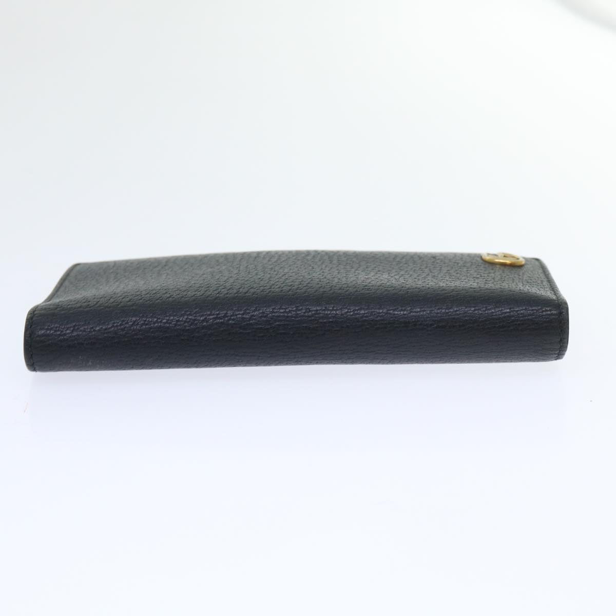 GUCCI GG Marmont Wallet Leather Black am4987