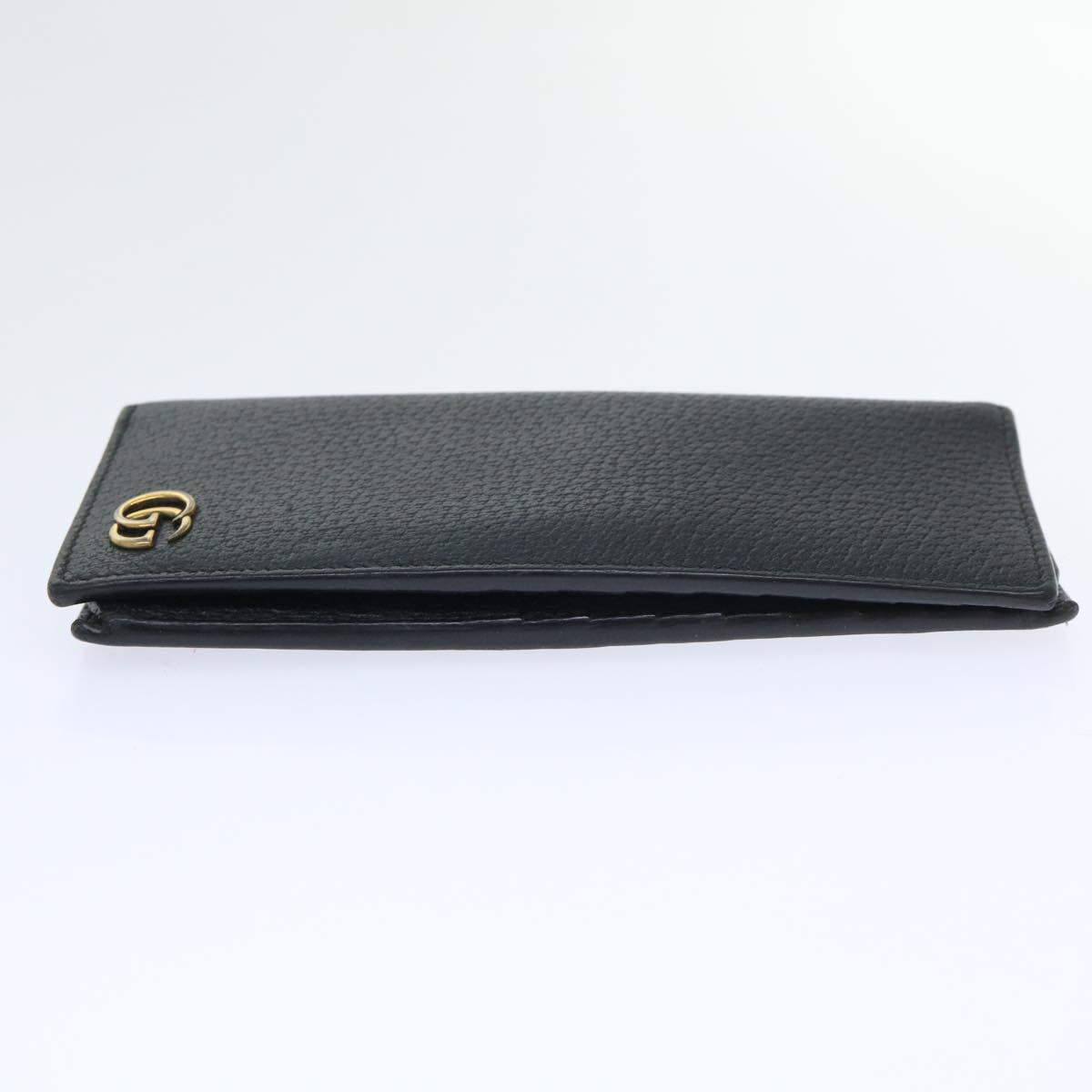 GUCCI GG Marmont Wallet Leather Black am4987