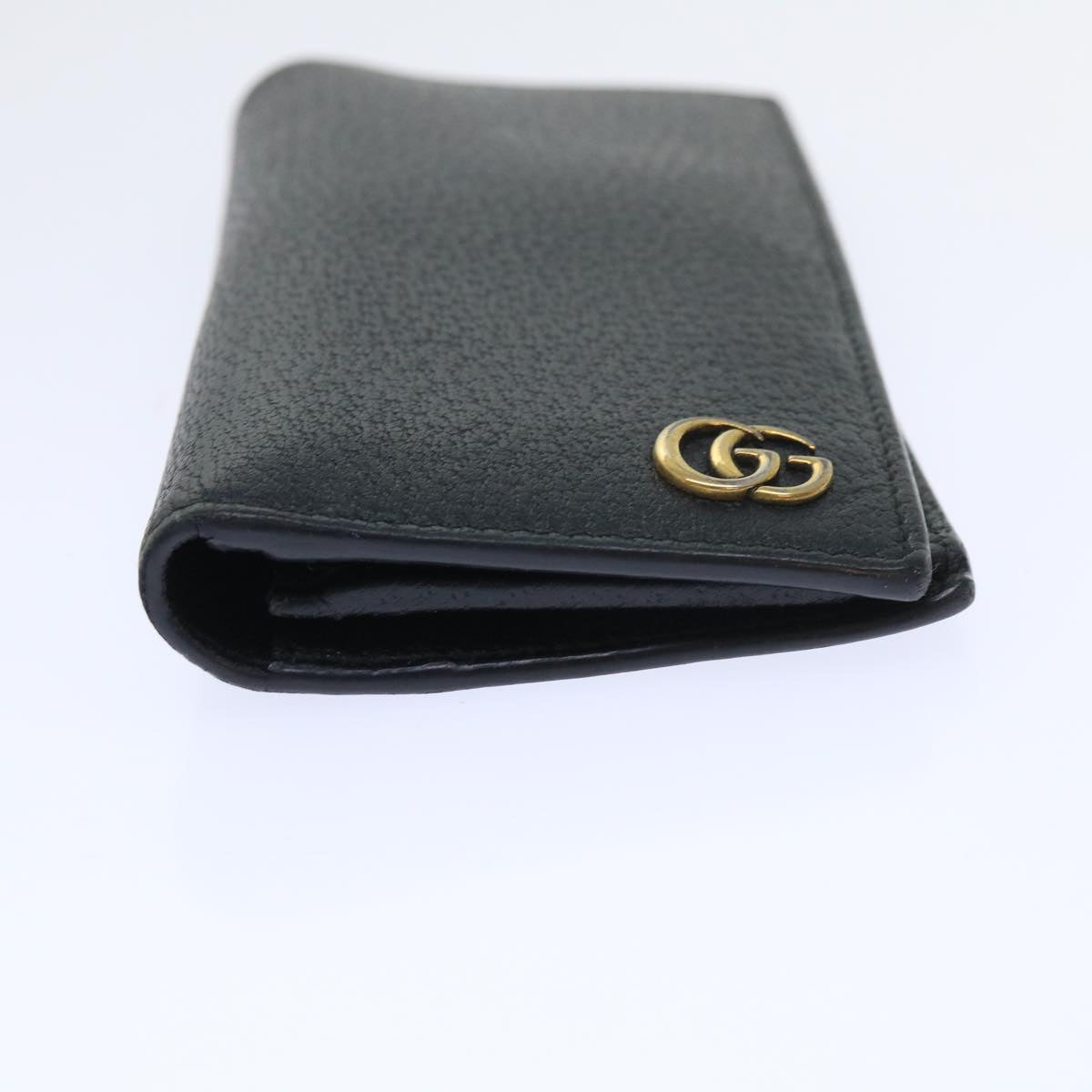 GUCCI GG Marmont Wallet Leather Black am4987