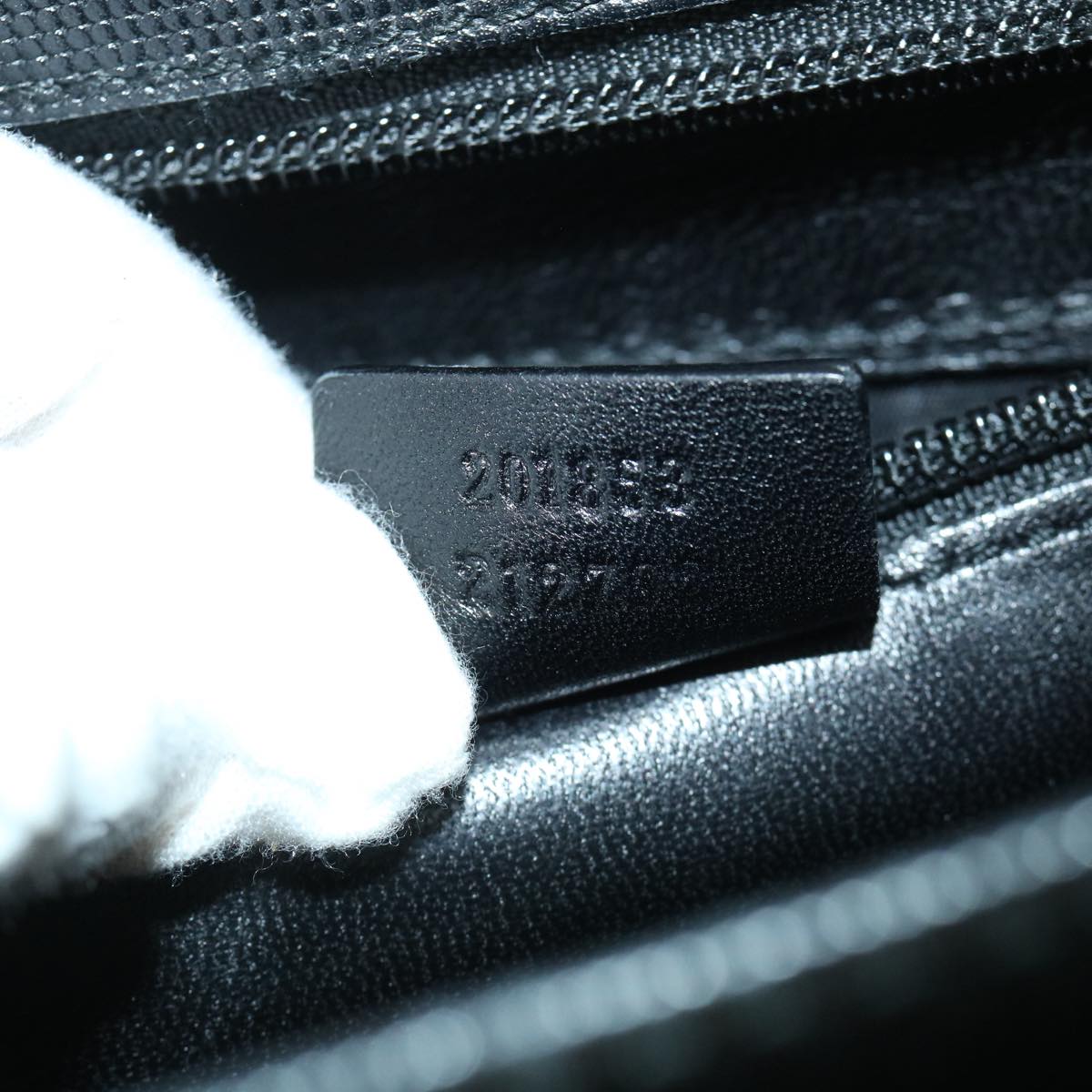 GUCCI Briefcase Leather Black am4997