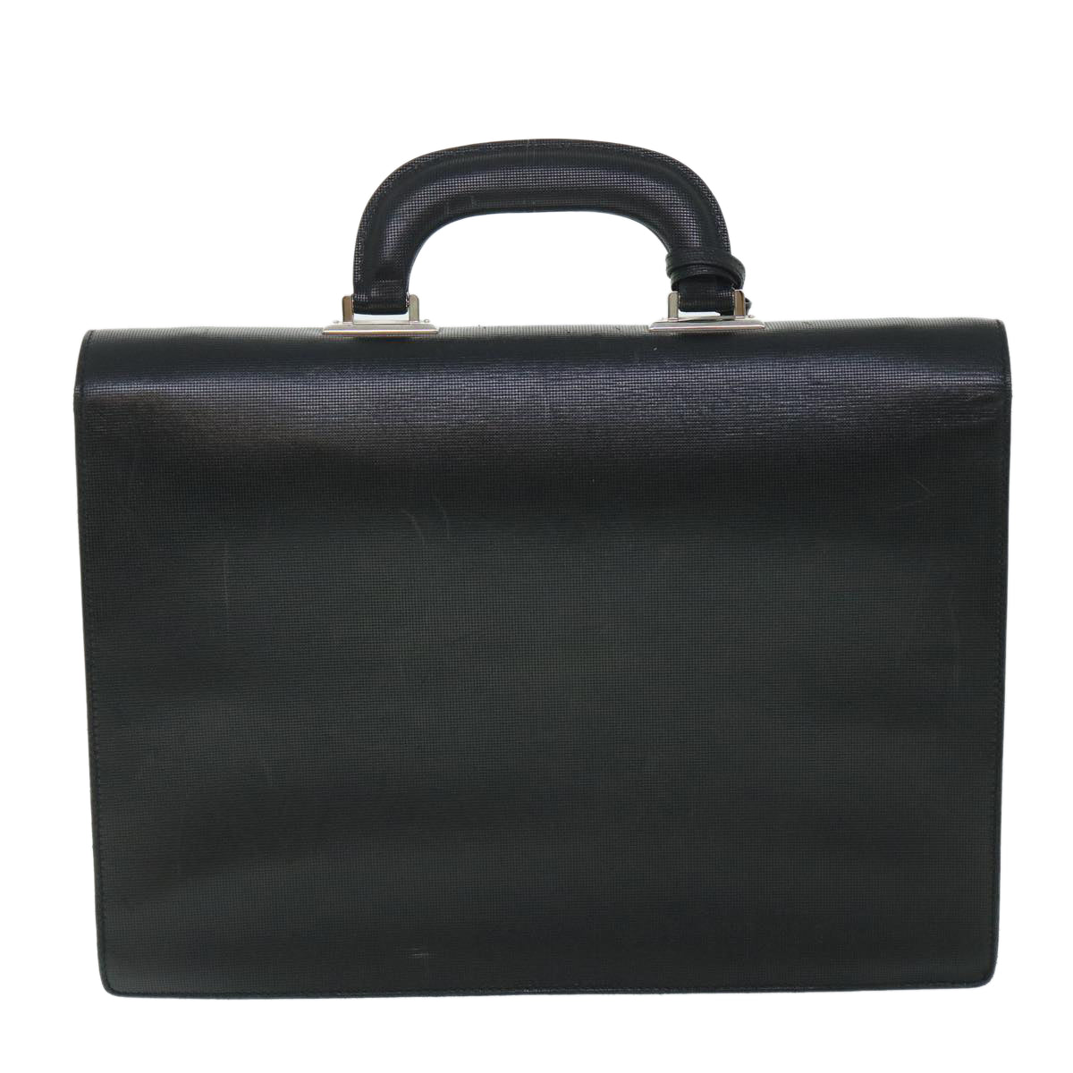 GUCCI Briefcase Leather Black am4997