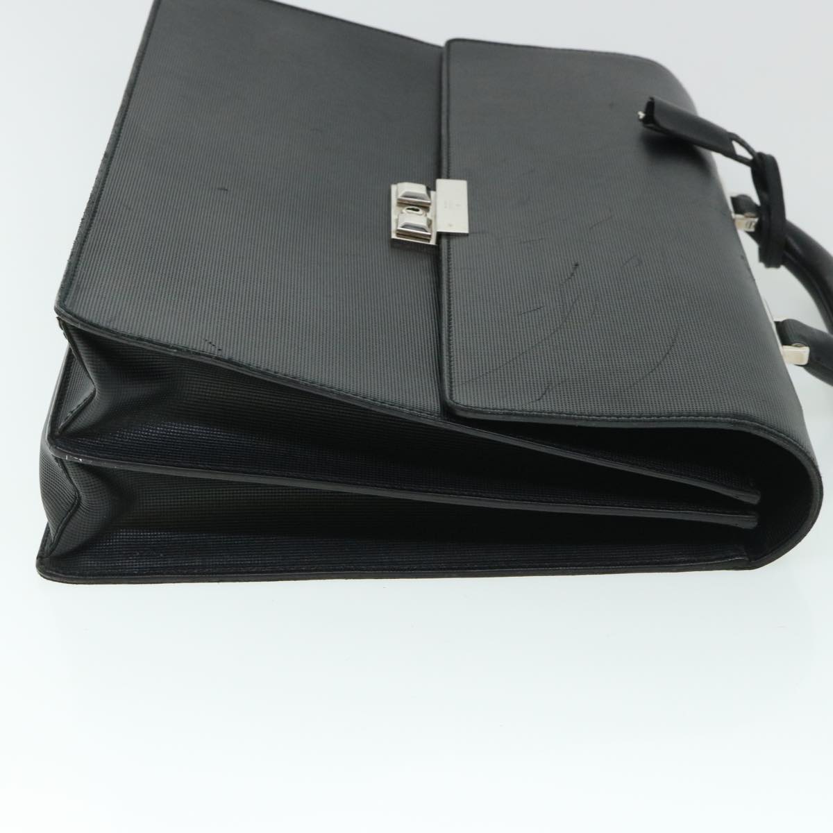 GUCCI Briefcase Leather Black am4997