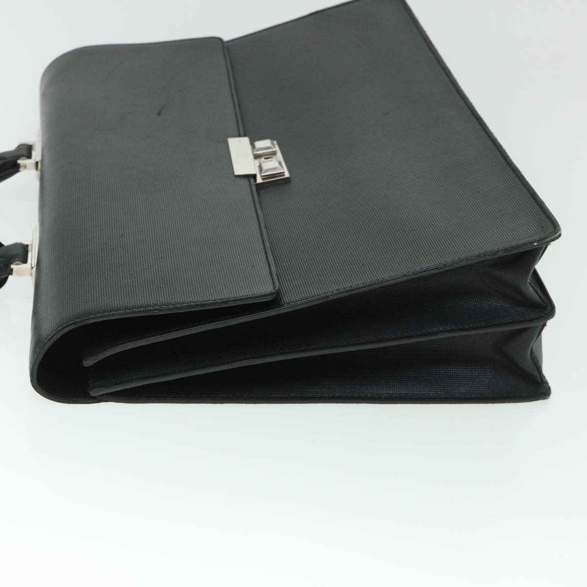 GUCCI Briefcase Leather Black am4997