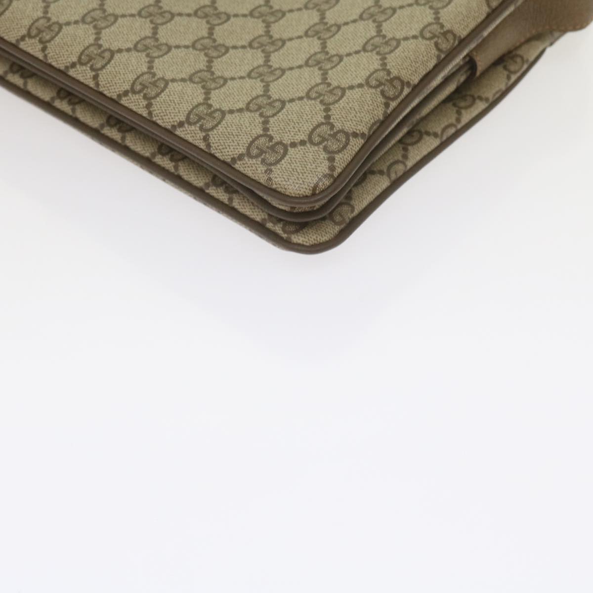 GUCCI GG Supreme Web Sherry Line Shoulder Bag Beige Red 41 02 090 am5260