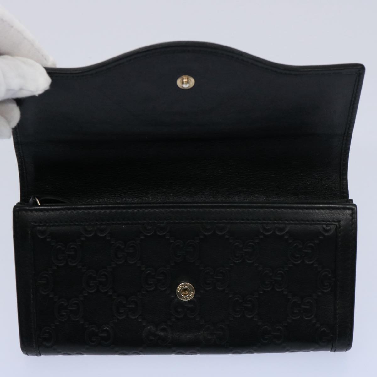 GUCCI GG Canvas Wallet 2Set Black am5336