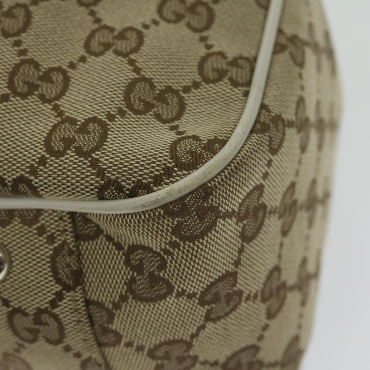 GUCCI GG Canvas GG Twins Tote Bag Beige 232957 am5445