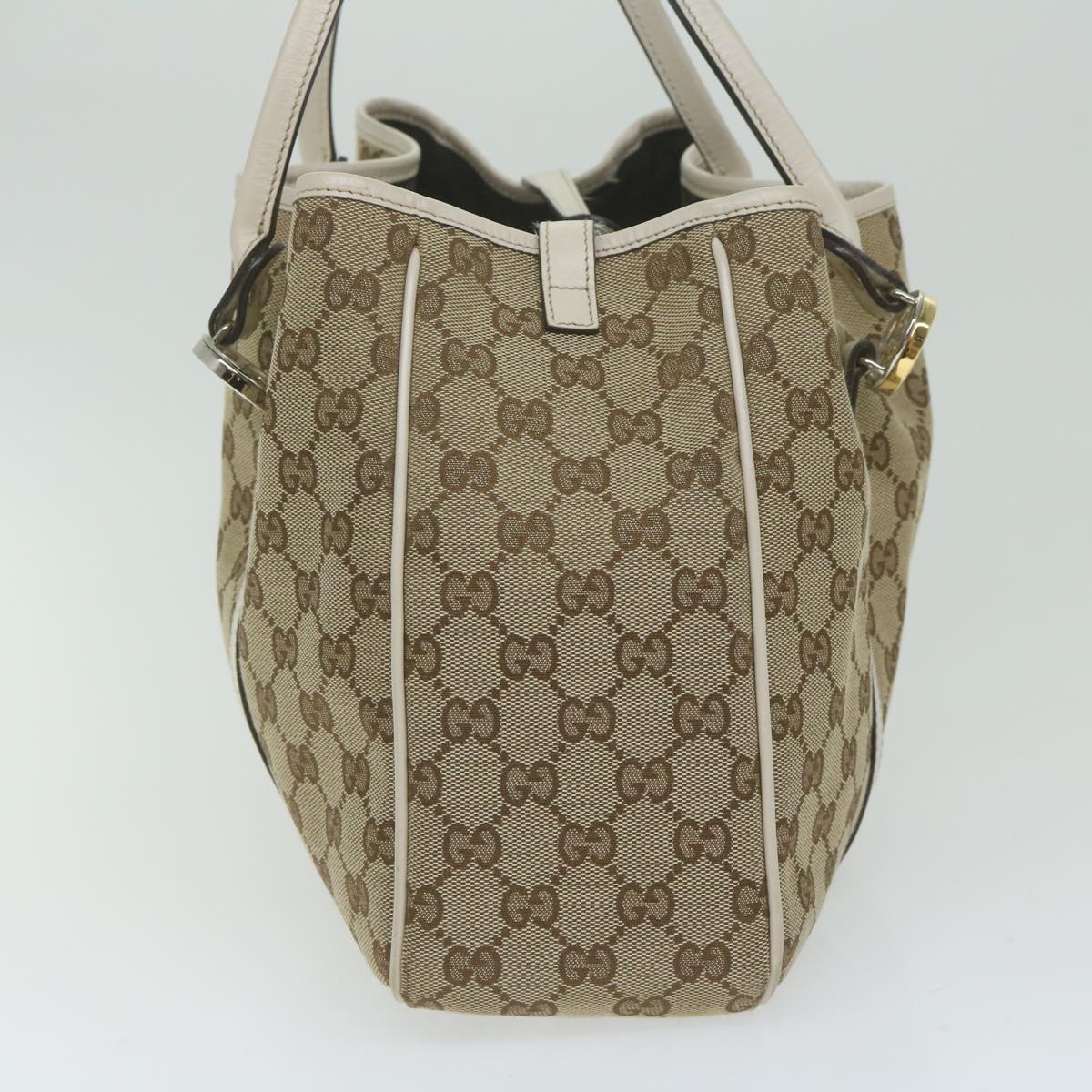 GUCCI GG Canvas GG Twins Tote Bag Beige 232957 am5445