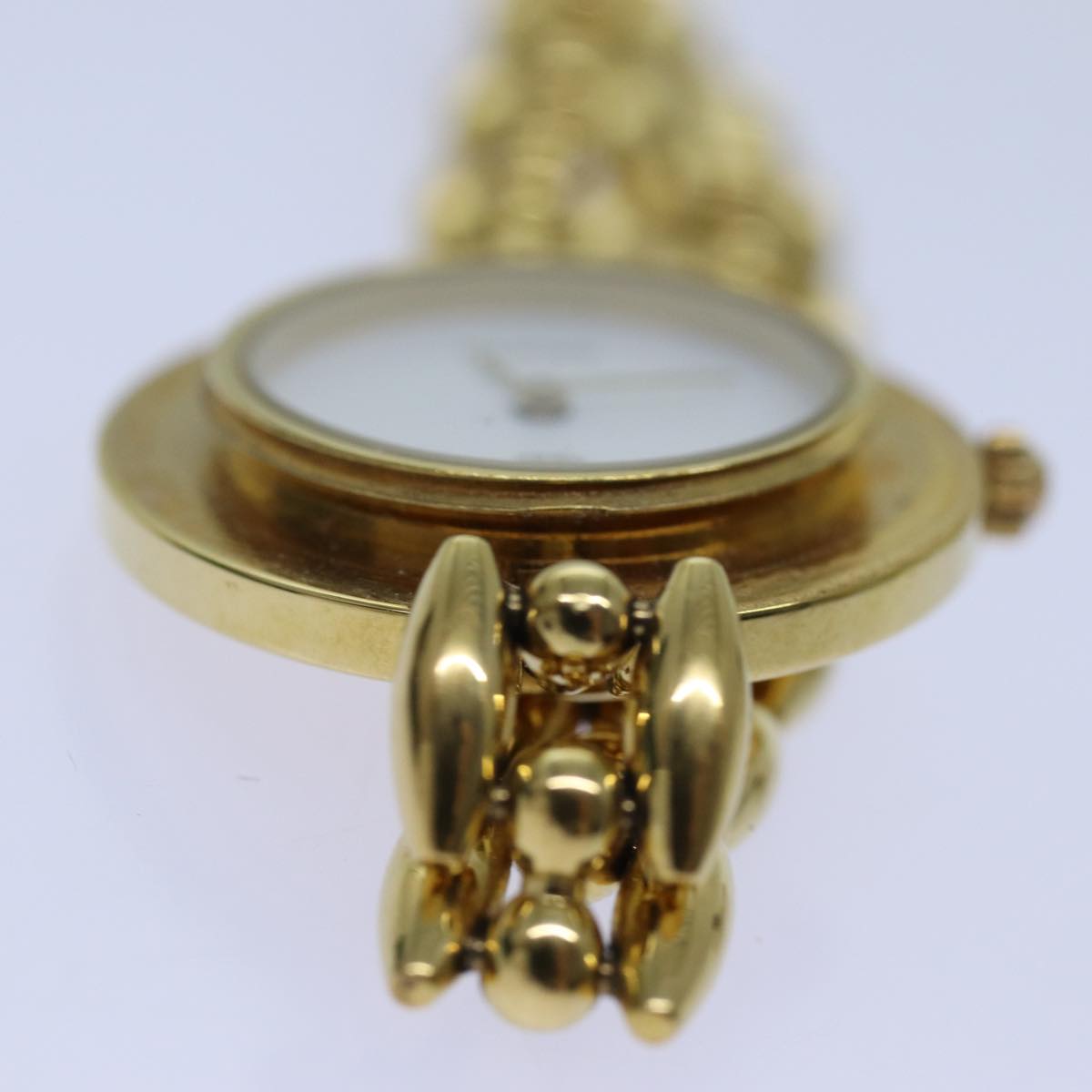 GUCCI Bezel 6 Metallic Color Watches Gold Silver Multicolor Auth am5958