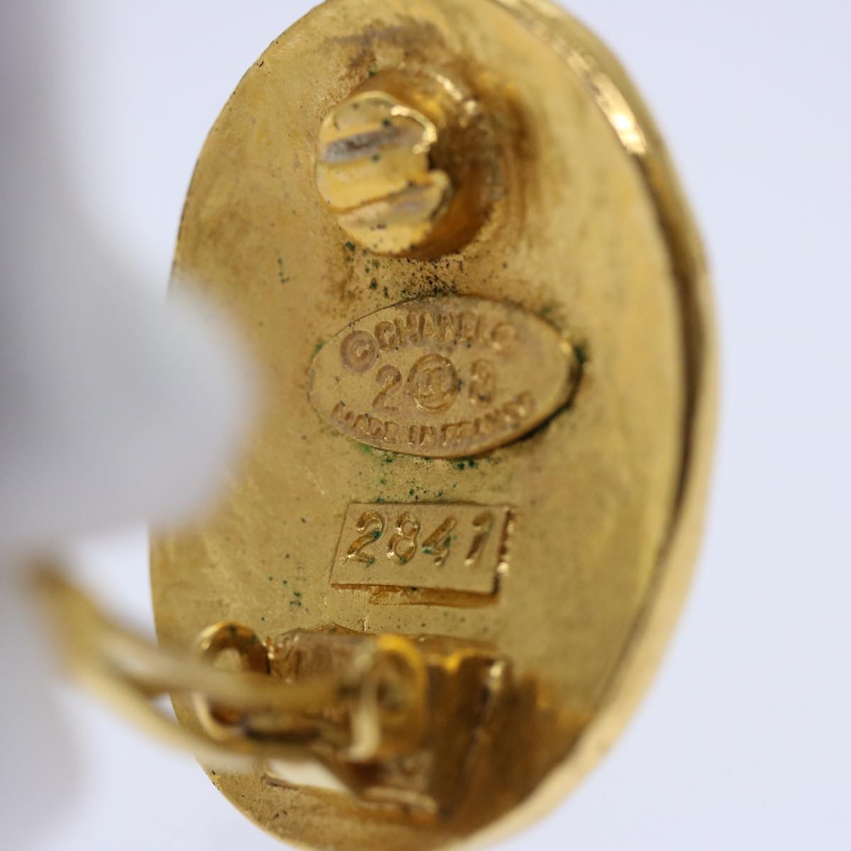 CHANEL Earring Gold CC am5967