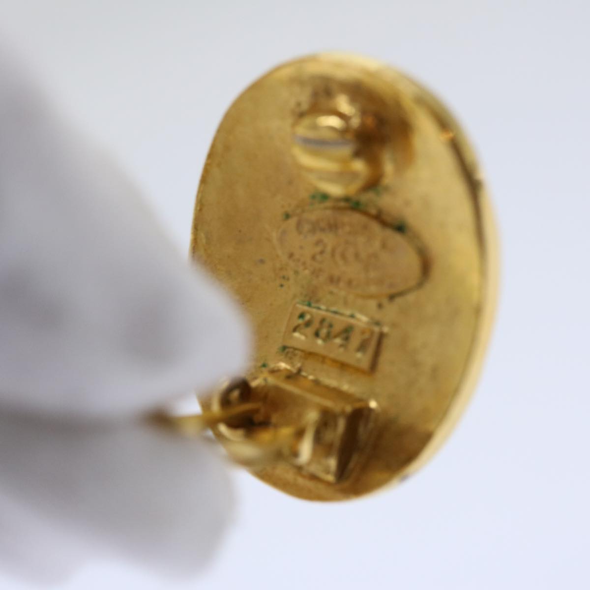 CHANEL Earring Gold CC am5967