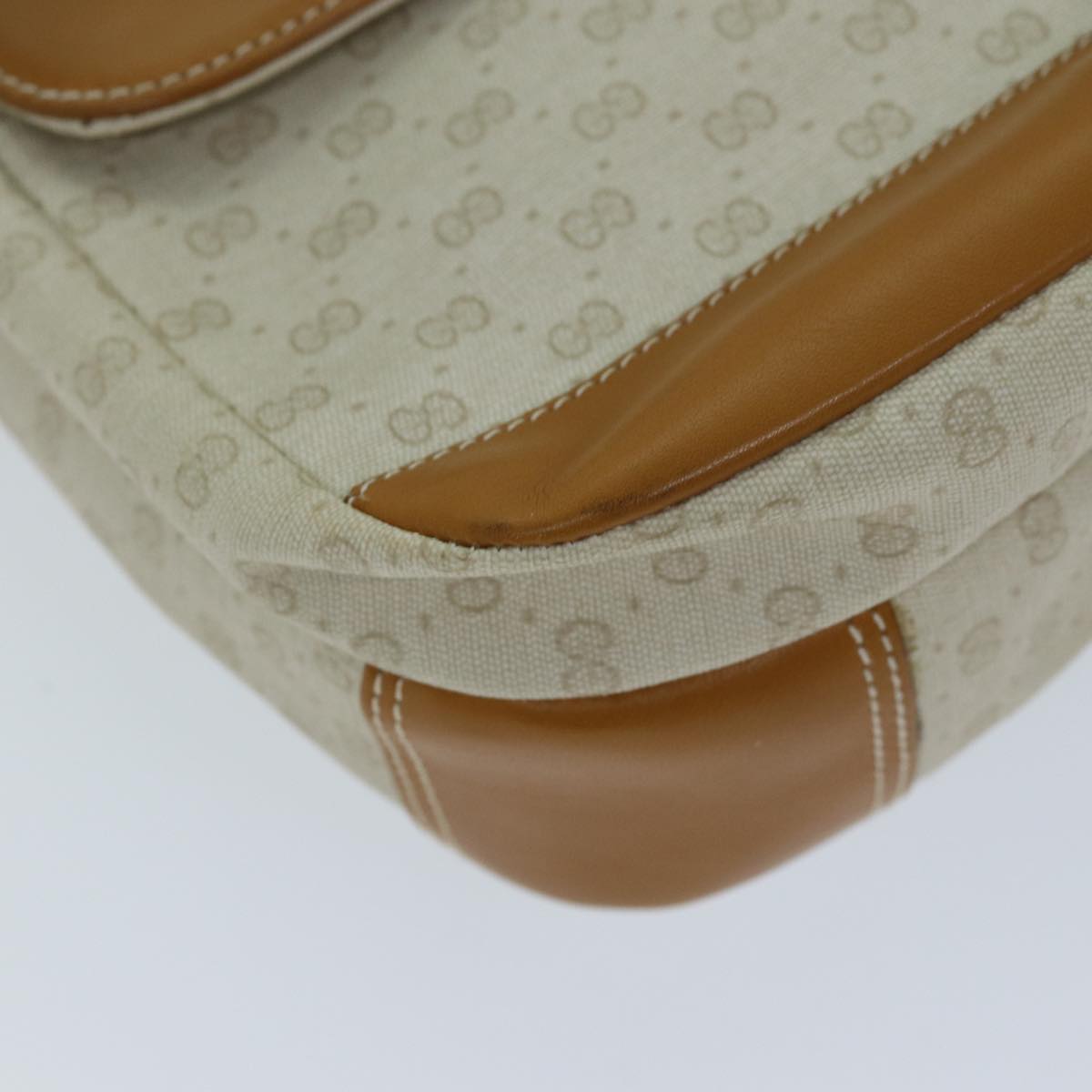 GUCCI Micro GG Supreme Shoulder Bag PVC Beige 001 106 0185 am6133