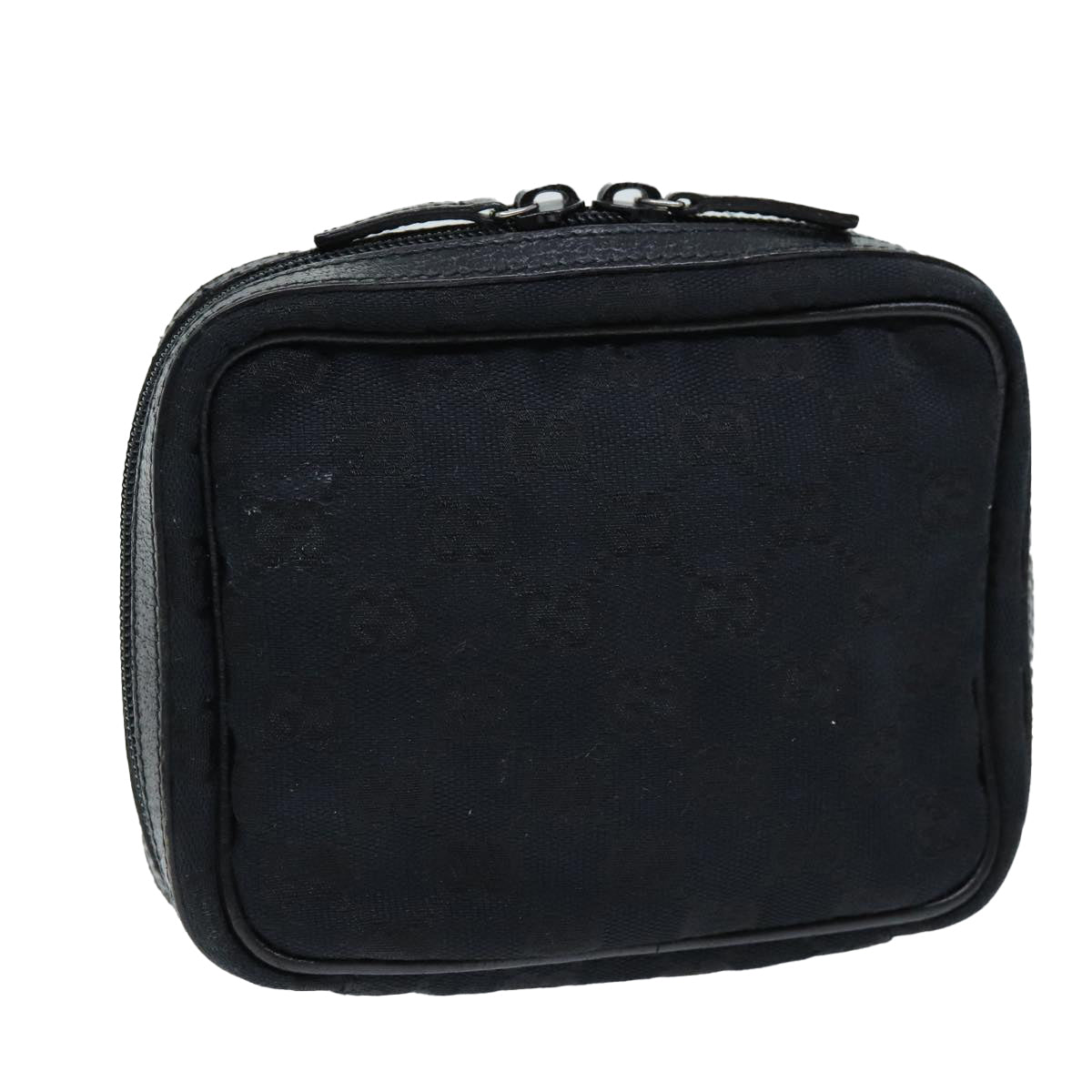 GUCCI GG Canvas Pouch Black 153129 am6148