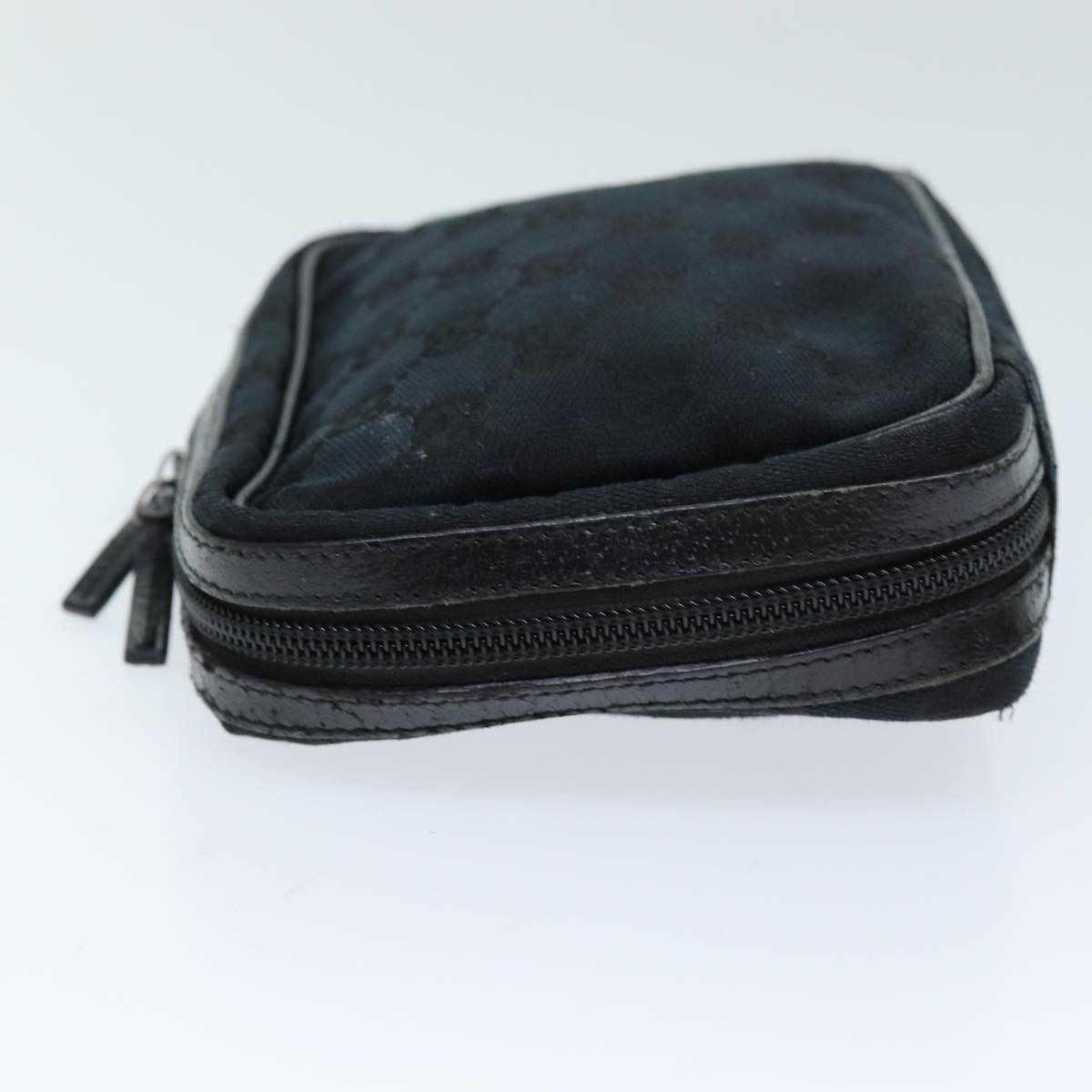 GUCCI GG Canvas Pouch Black 153129 am6148
