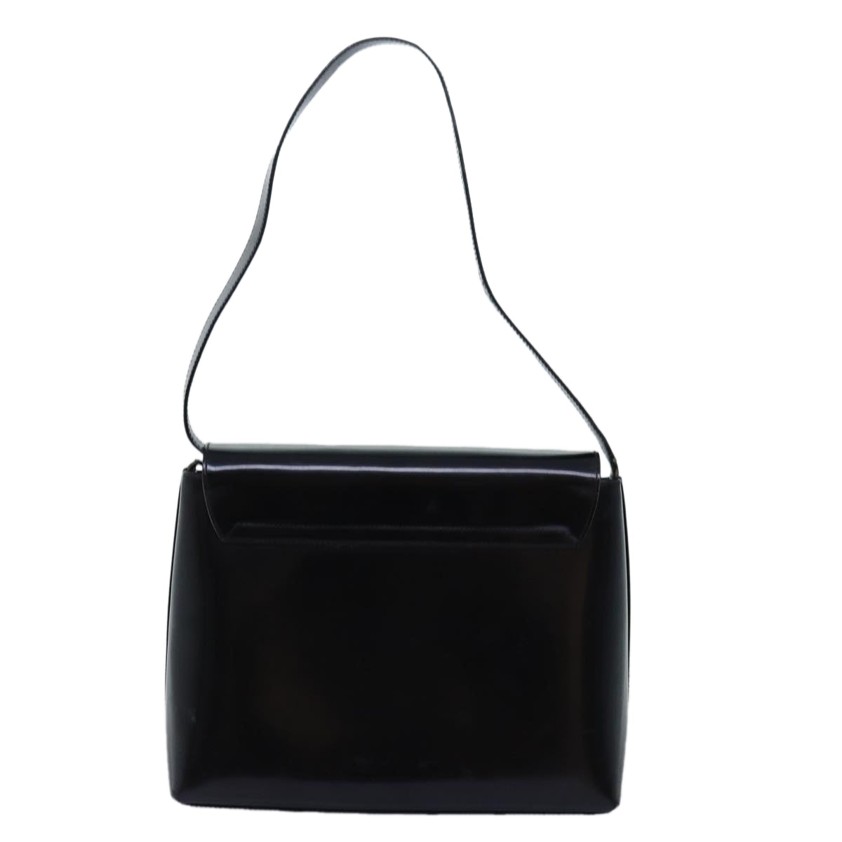 GUCCI Shoulder Bag Enamel Black 001 3444 1812 am6154