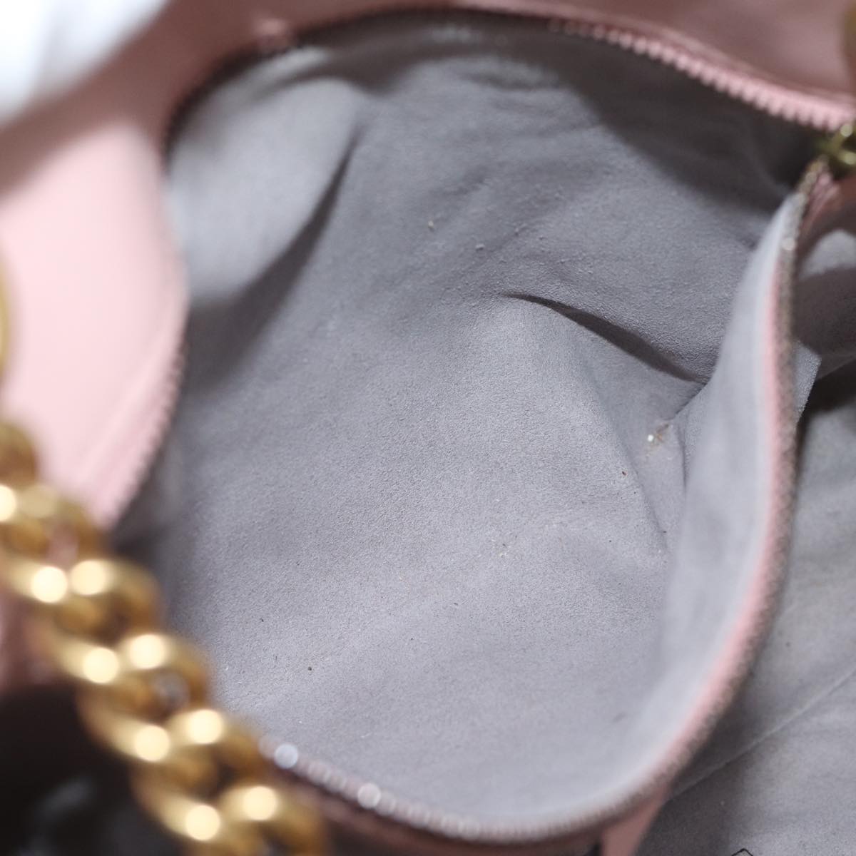 GUCCI GG Marmont Chain Shoulder Bag Pink 443501 am6172