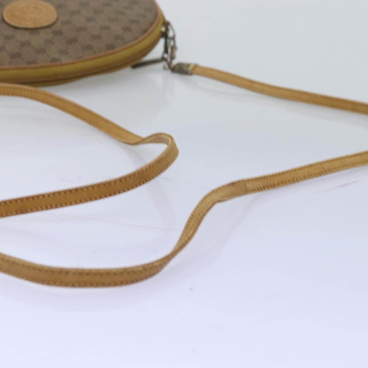 GUCCI Micro GG Supreme Shoulder Bag PVC Beige am6185