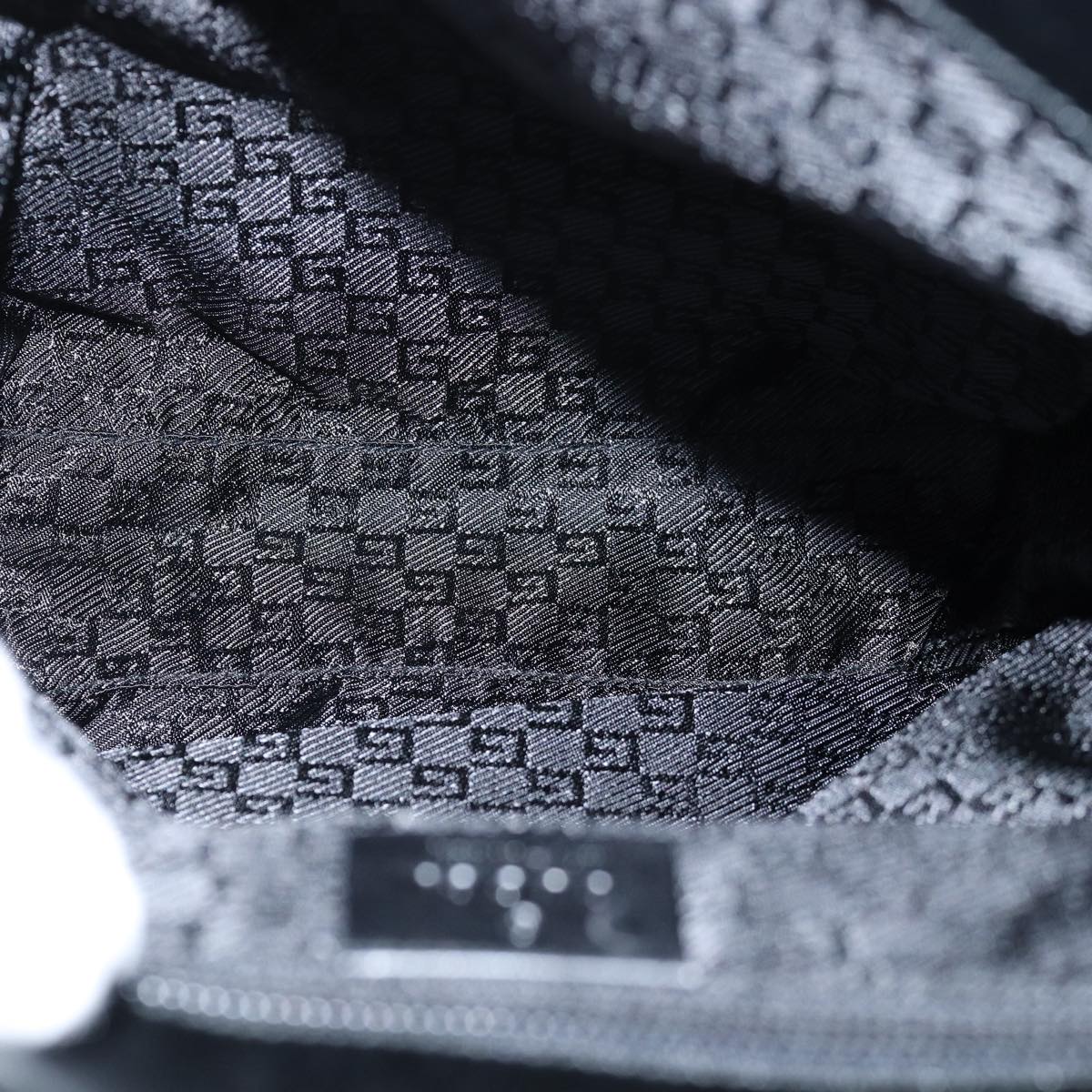 GUCCI Jackie Backpack Nylon Outlet Black am6187