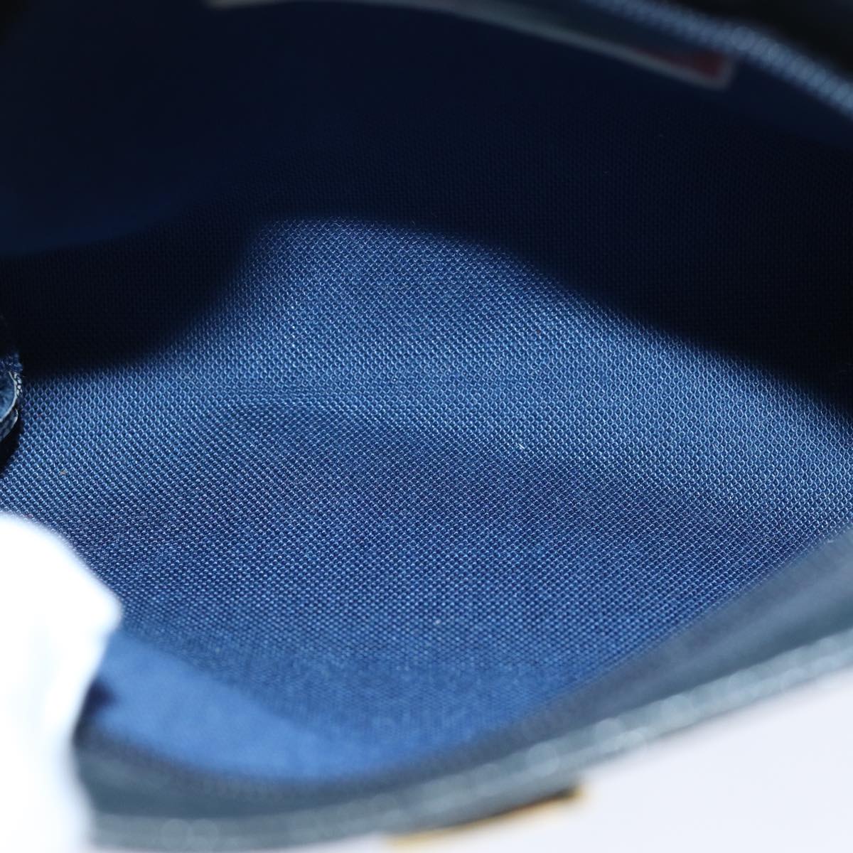 GUCCI GG Supreme Pouch PVC Leather Navy 89 01 020 am6188