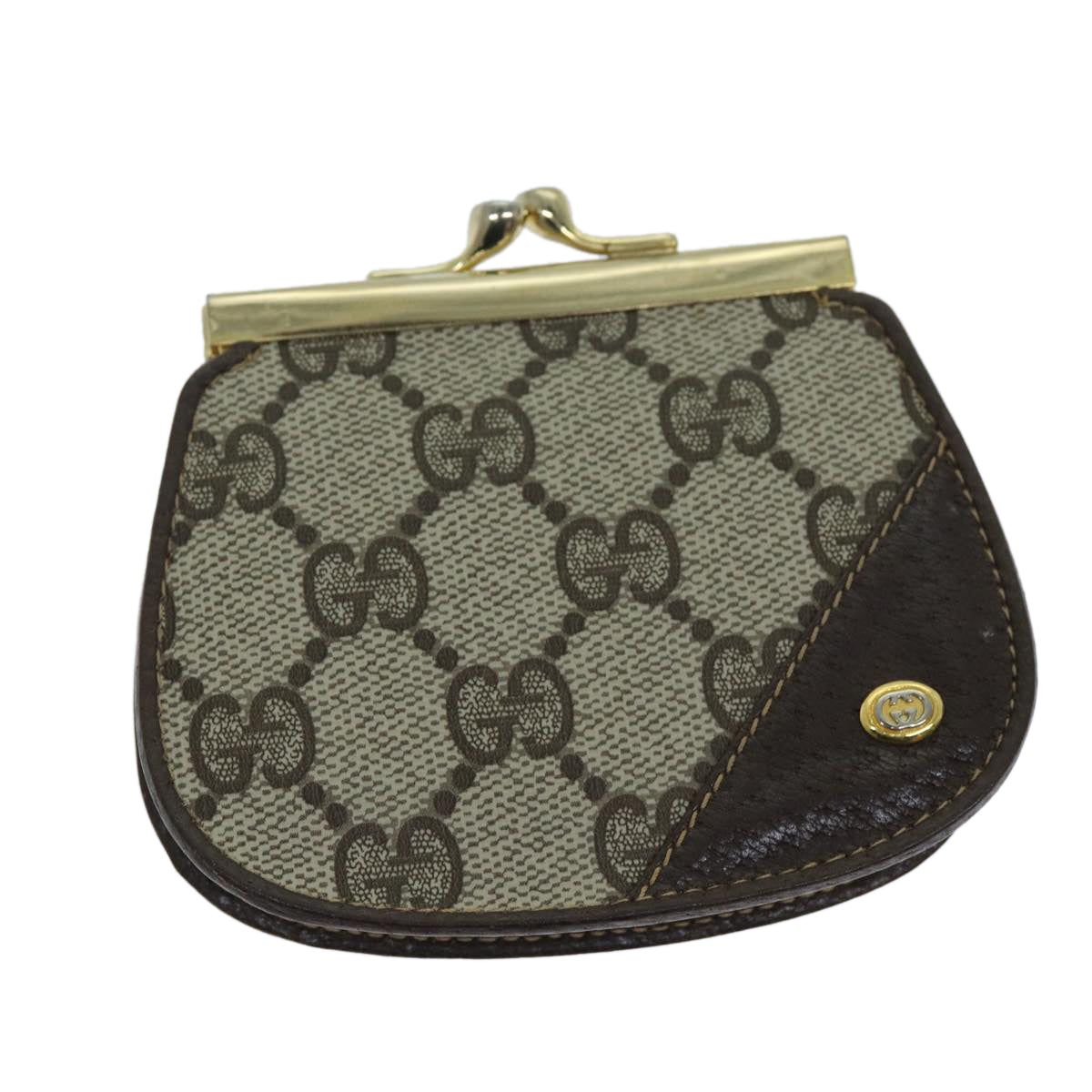 GUCCI GG Supreme Coin Purse PVC Beige 64 03 114 am6199