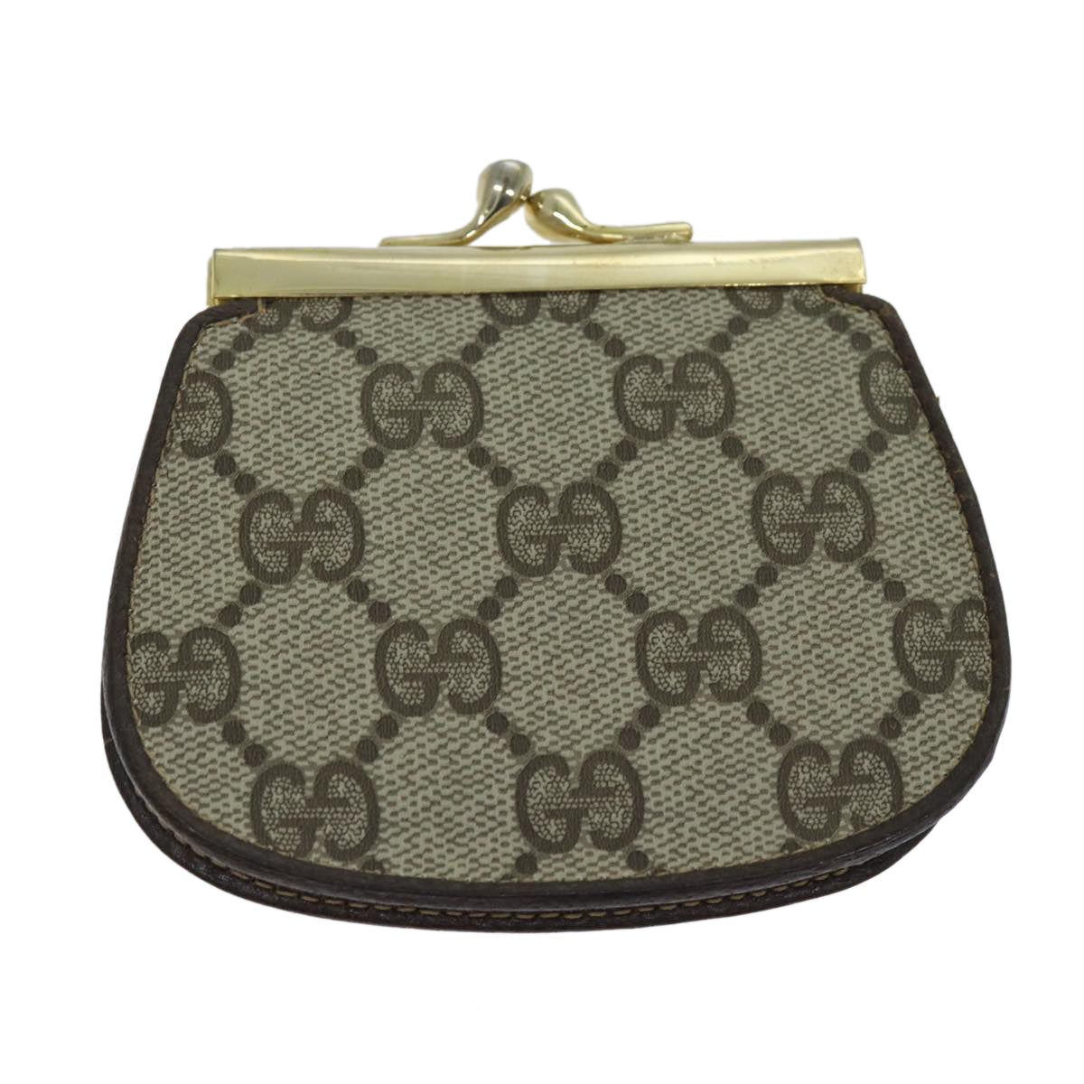 GUCCI GG Supreme Coin Purse PVC Beige 64 03 114 am6199