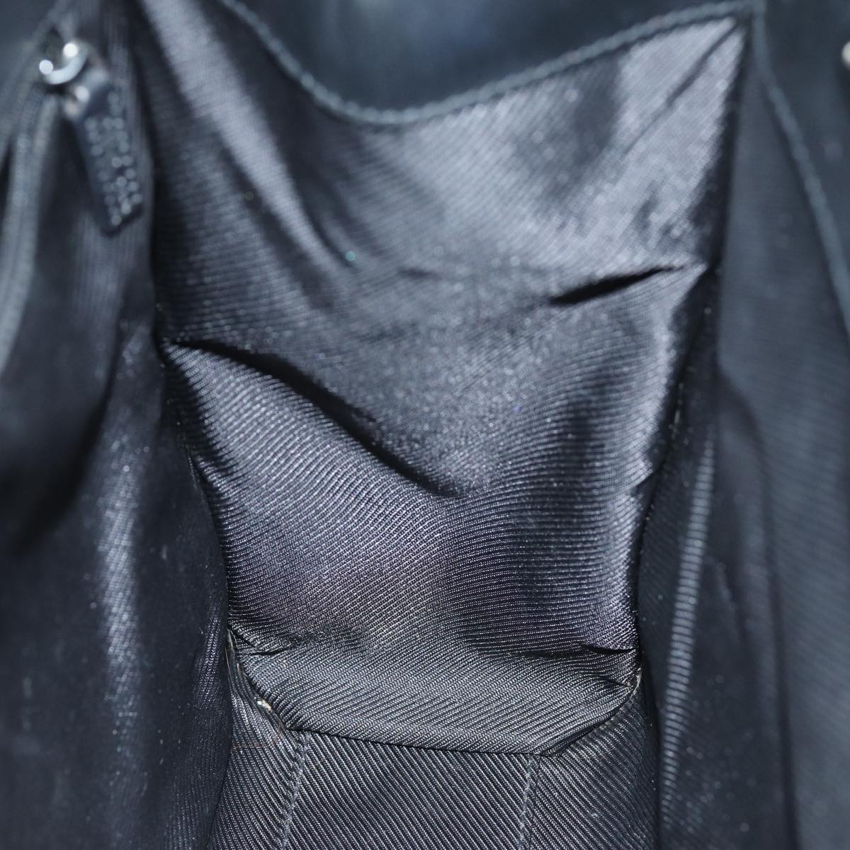 GUCCI Jackie GG Canvas Hand Bag Black 01715 3444 am6221
