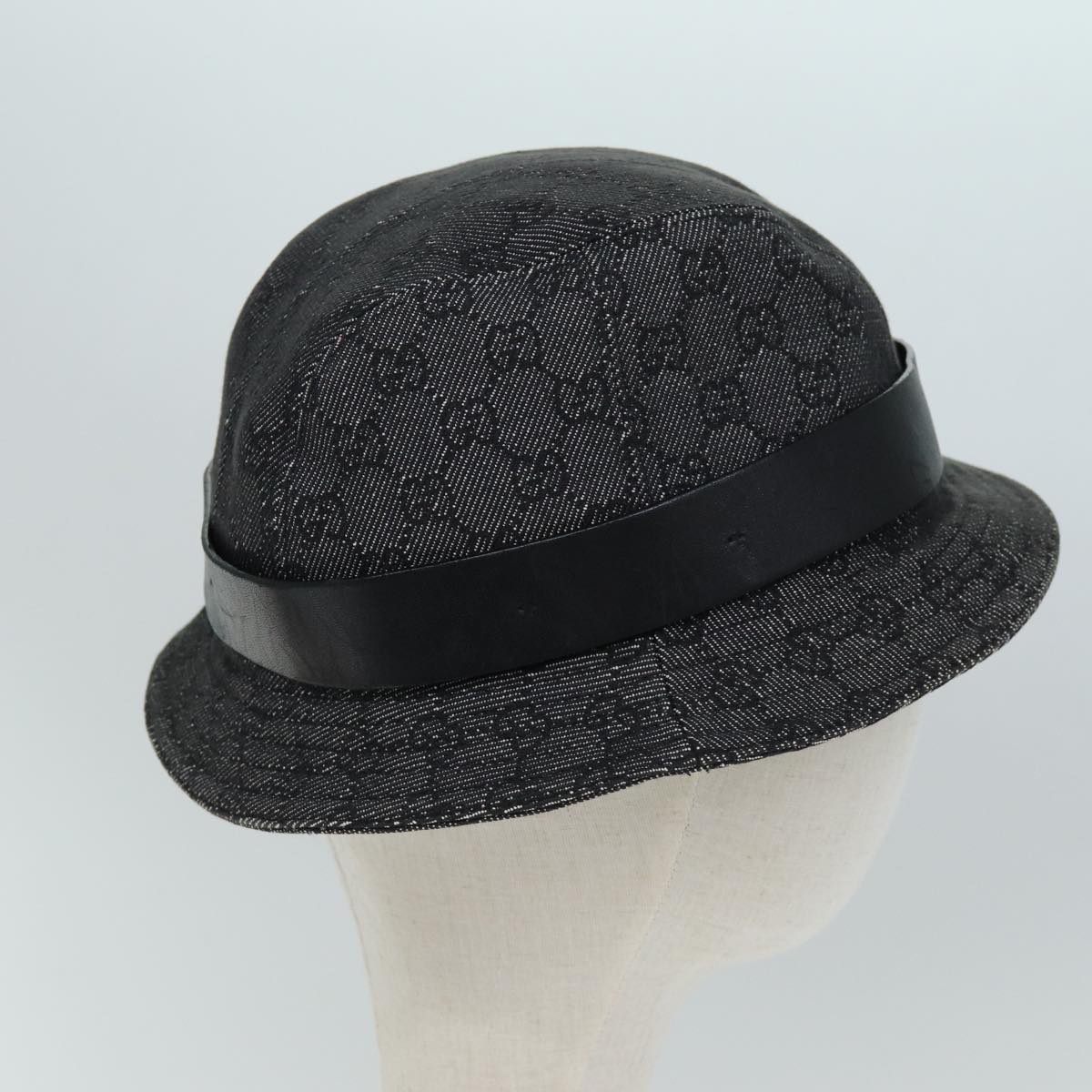 GUCCI GG Canvas Hat M Black am6222