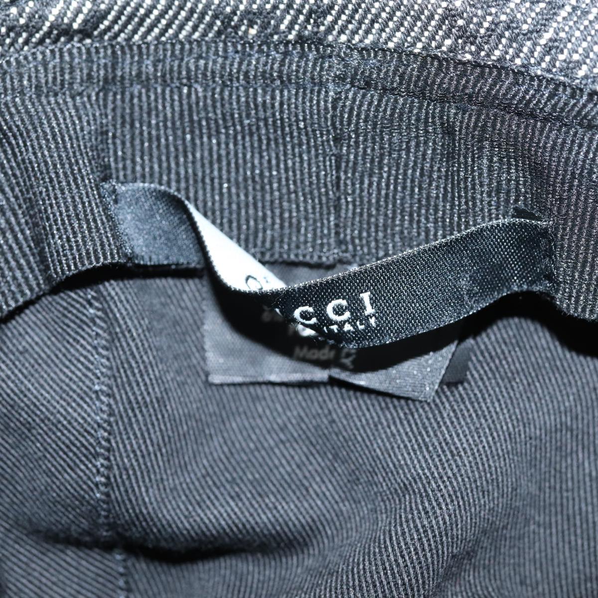 GUCCI GG Canvas Hat M Black am6222