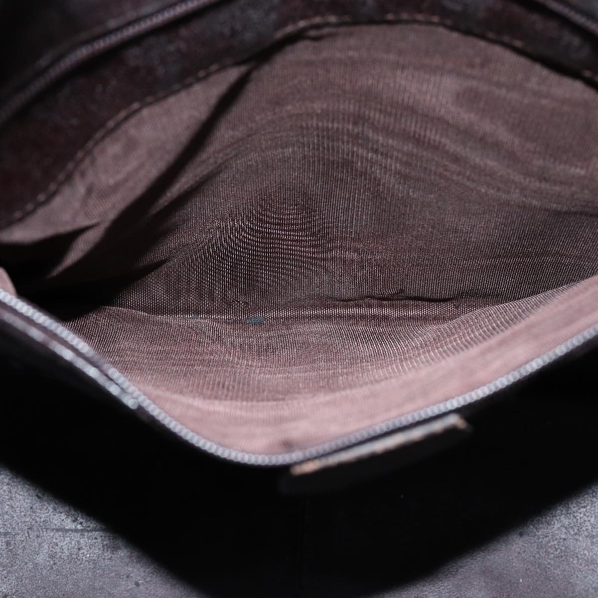 GUCCI Bamboo Hand Bag Suede 2way Brown 001 3444 1577 am6304