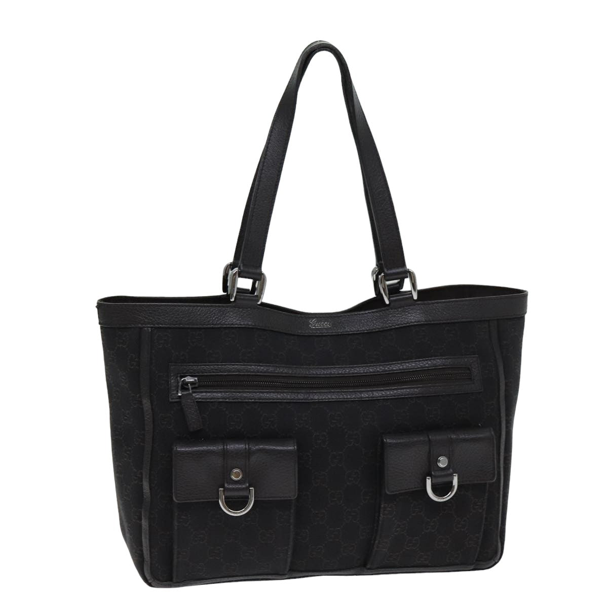 GUCCI GG Canvas Abbey Tote Bag Brown 268639 am6320