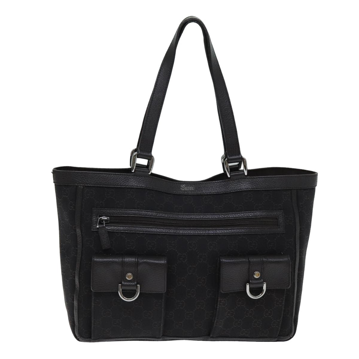 GUCCI GG Canvas Abbey Tote Bag Brown 268639 am6320
