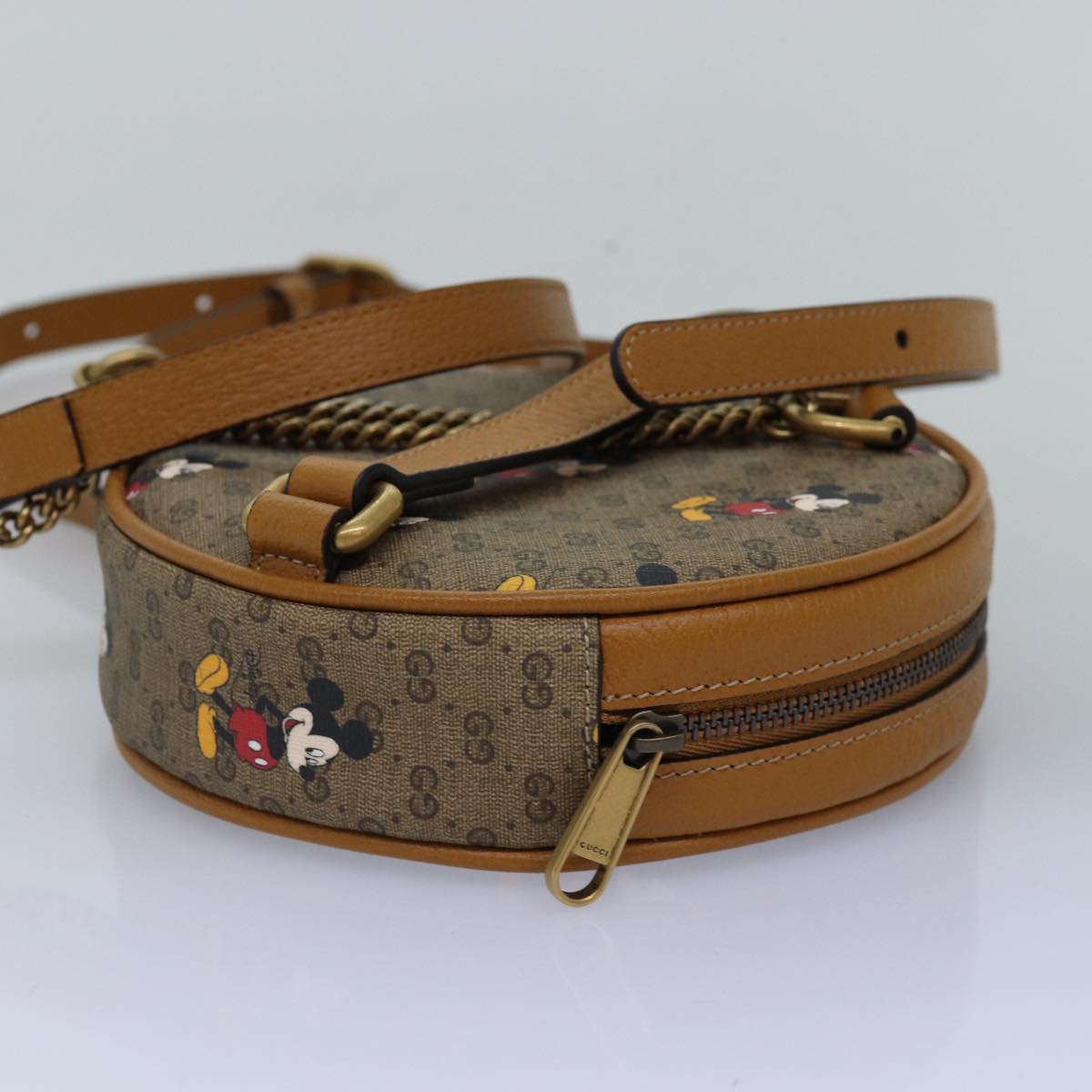 GUCCI Micro GG Supreme Disney Mini Backpack PVC Beige 603730 am6384S