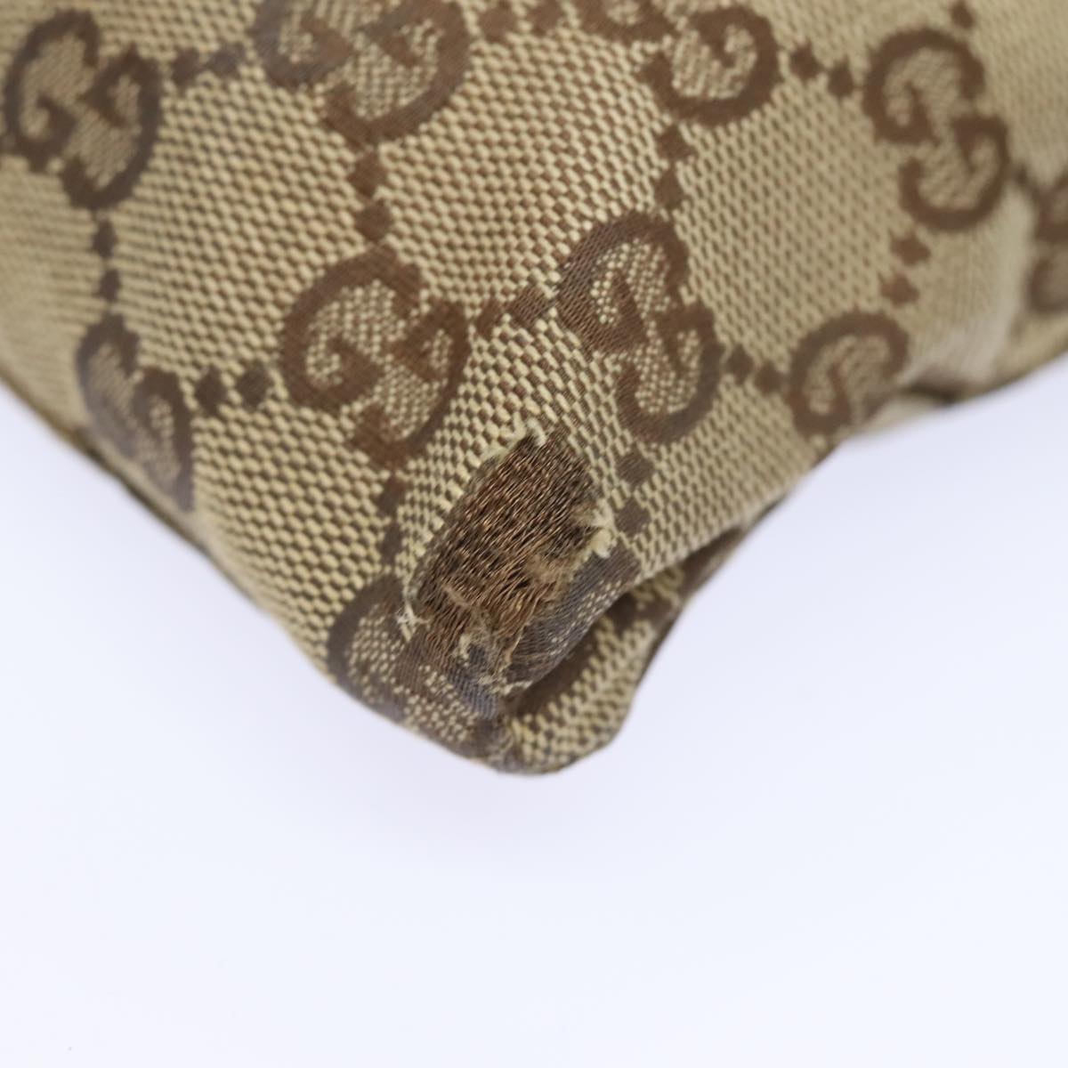 GUCCI GG Canvas Web Sherry Line Waist bag Beige Red Green 28566 am6441