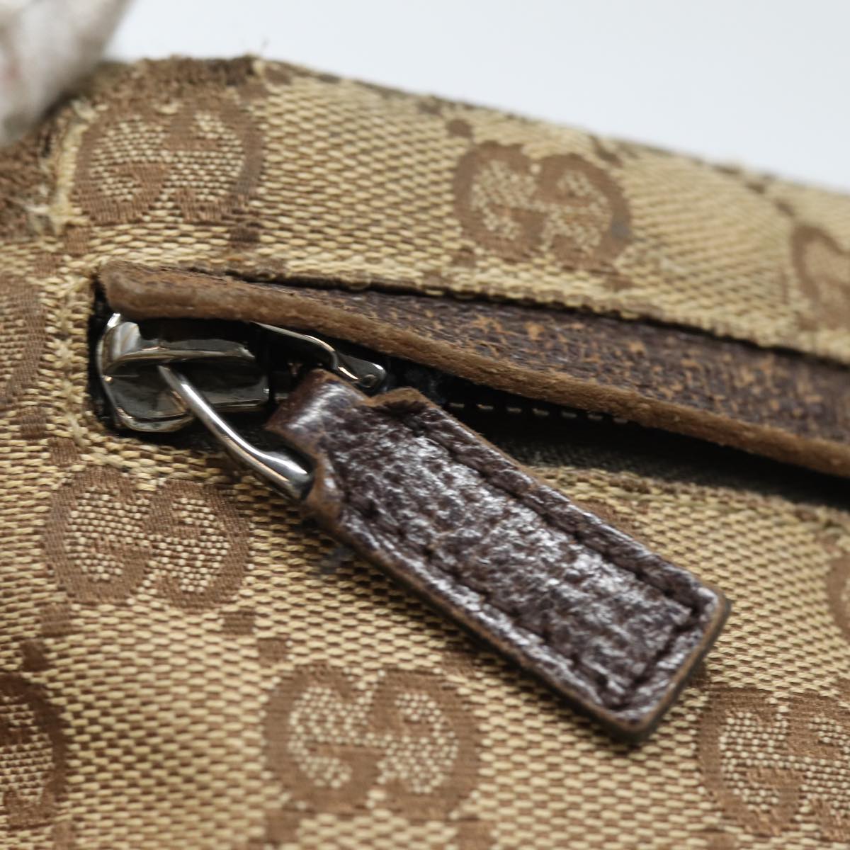 GUCCI GG Canvas Web Sherry Line Waist bag Beige Red Green 28566 am6441