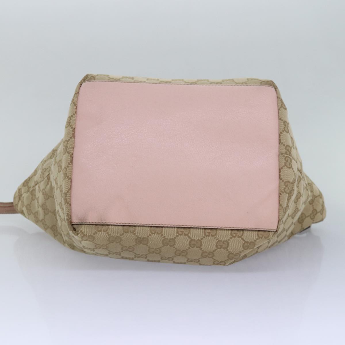 GUCCI GG Canvas Tote Bag Beige Pink Light blue 131230 am6472